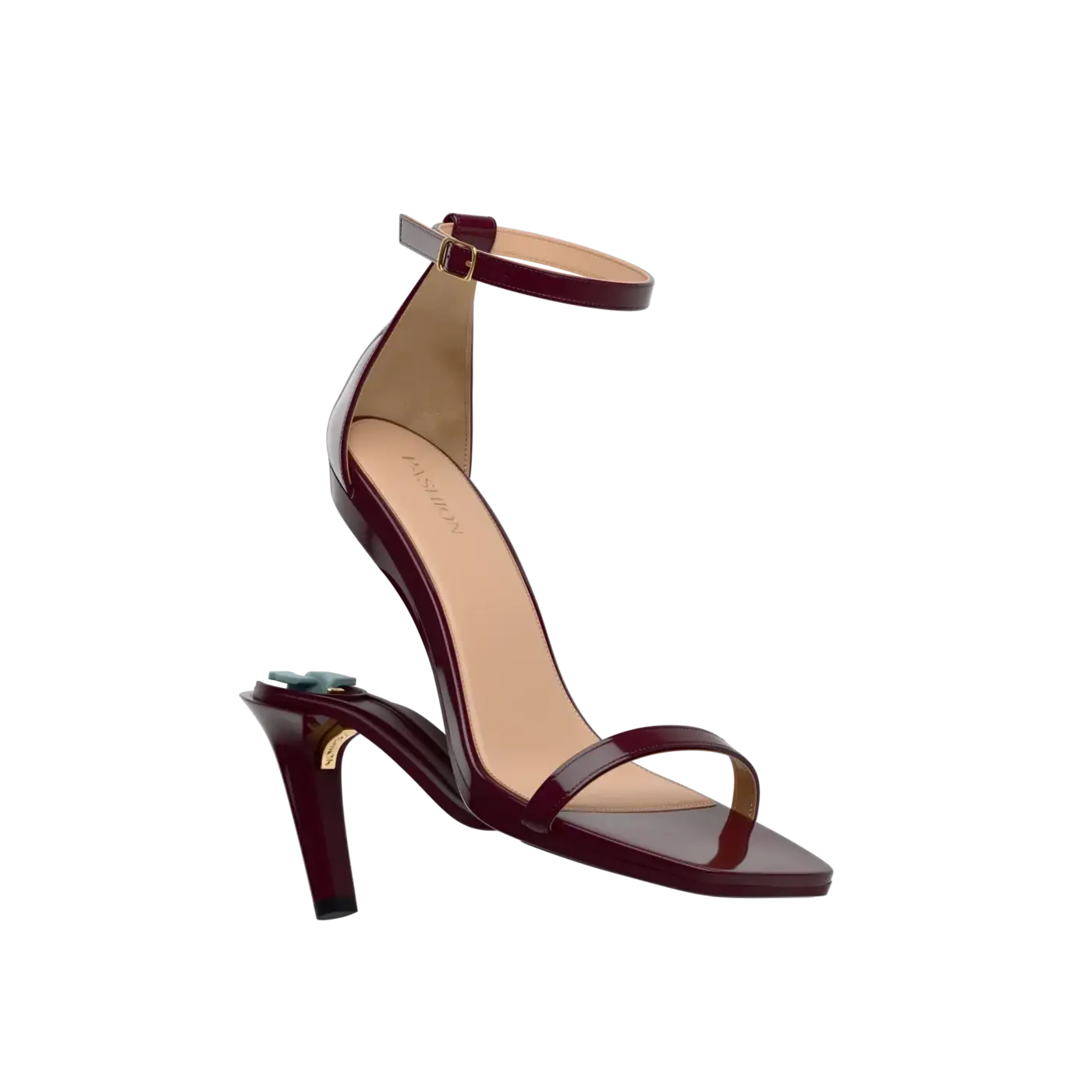 Gigi Sandal - Cherry Mocha Patent 4" Stiletto