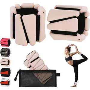 Ankle Wrist Weights Set of 2 (1lb/2lb Each) Adjustable  Arm Weights, Weighted Wristbands Bracelets for Walking, Running, Yoga, Pilates, Strength  for Women Men 25009