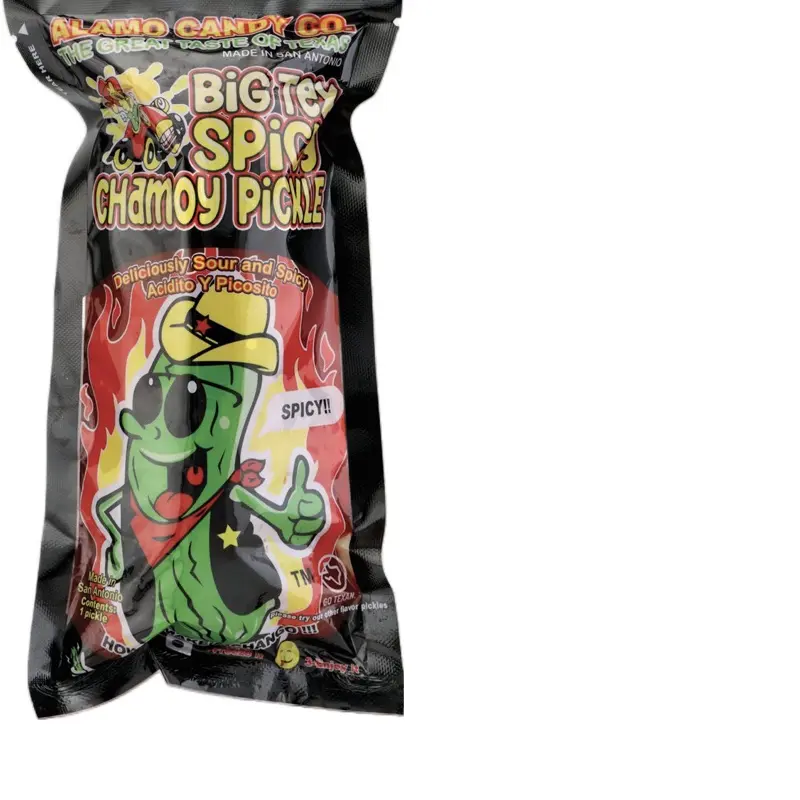 Alamo Candy Co. Big Tex Spicy Chamoy Pickle, Each. Pack of 3