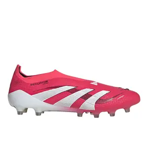 adidas Mens Predator Elite Laceless Artificial Grass Soccer Cleats - Red adidas Mens Predator Elite Laceless Artificial Grass Soccer Cleats - Red