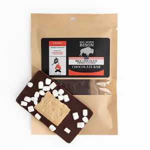 Big Horn Bison S'mores Milk Chocolate Bar - 45% Milk Chocolate