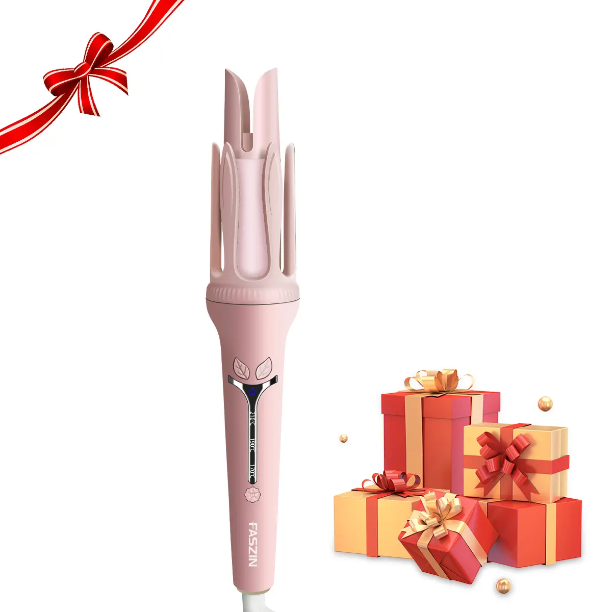 Faszin New Automatic Hair Curling Iron, 32 mm/1.26 in Curling Stick, Negative Ion Automatic Hair Curler, 3 Adjustable Temperature Modes, Rotating Hair Curl Wand for Women, Hair Styling Tools for Home, Hair Styler, Ceramic Curling Irons