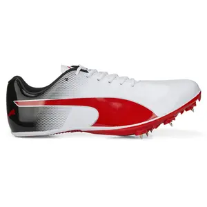 PUMA Mens Evospeed Sprint 14 And Field Running Sneakers Shoes - White