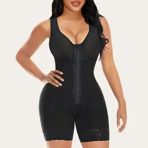 High Compression Faja Colombianas Body Shapewear Women Corrective Girdle Tummy Control Post Liposuction BBL Slimming Waist Belt