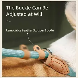 Pet Anti-Explosion Shock Leash, Minimalist Style, Adjustable Design for Small and Medium Dogs