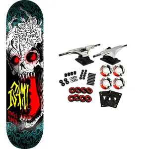 Powell Peralta Skateboard Complete Isamu Yamamoto Skull Freestyle 7.25" x 29"