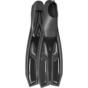 Snorkel Fins with Full Foot Pocket Durable Long Diving Fins Professional Snorkel Gear for Snorkeling Diving Freediving Adults Men Women