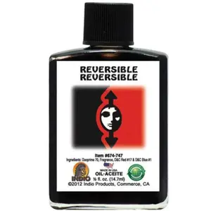 Indio Reversible Fragranced Oil 1/2 oz (Aceite Espiritual Aromatizado Reversible) to use as a mirror shield to reverse any spells, curses and any harmful evil (Copy)