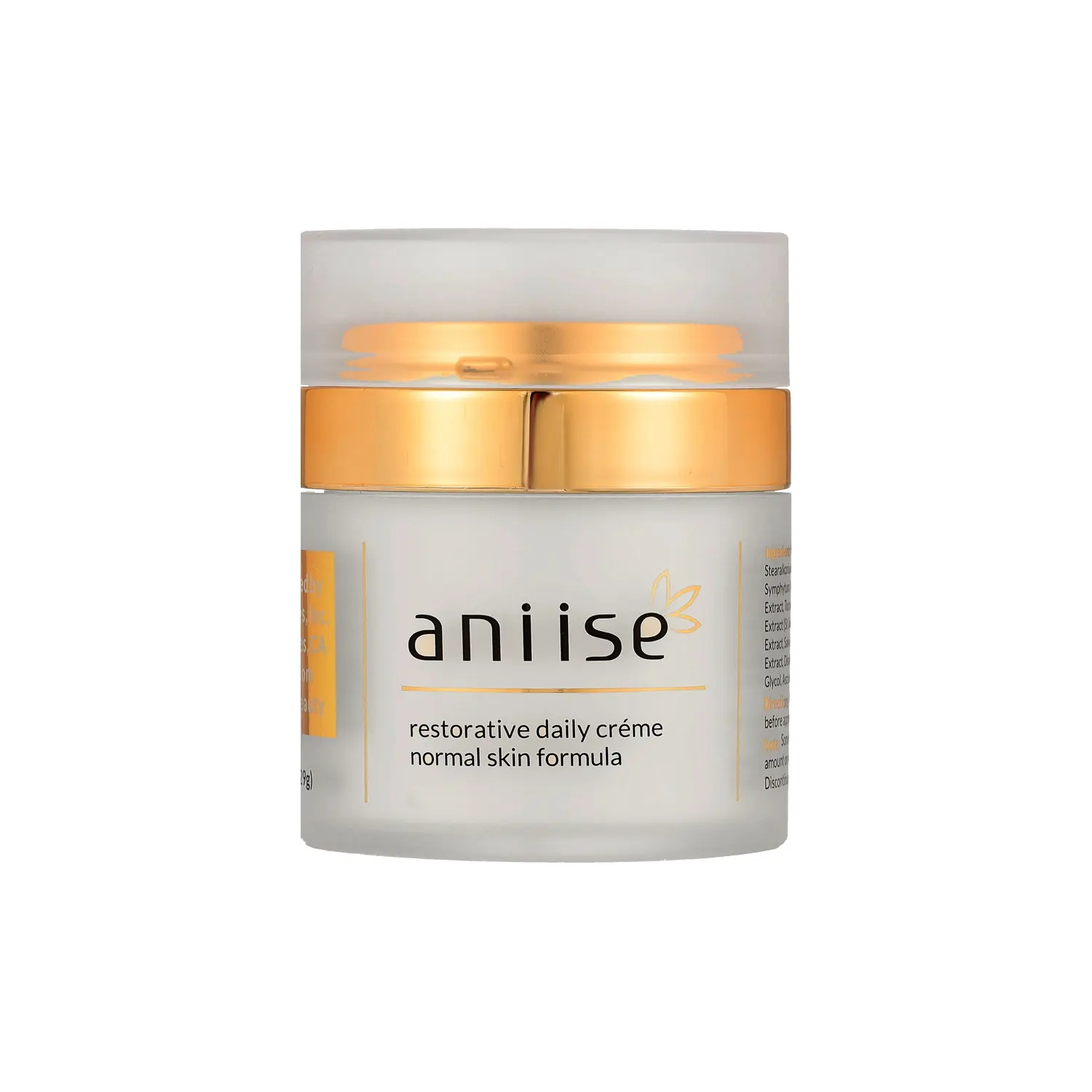 Aniise Restorative Daily Cream Hydrating - with Sodium Hyaluronate, Biotin, Rosemary, Grape Seed Oil - Sensitive Skin