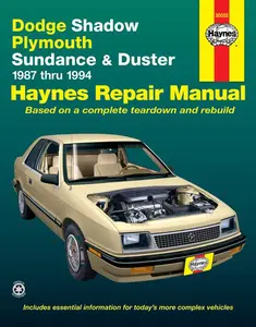 Dodge Shadow, Plymouth Sundance & Duster (87-94) Haynes Repair Manual