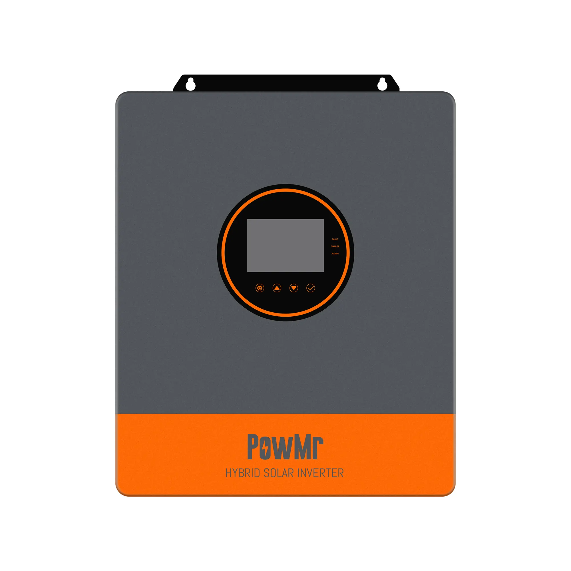 PowMr 48V 5200W Off Grid Hybrid Solar Inverter with 100A MPPT Solar Charge Controller, 120V/220V Split Phase (2 Pcs Require Parallel), 120-500V DC Max PV, LCD Display, Safety-Enhanced, 80A Compatibility, 10000W Capable, Works with Multiple Battery Types