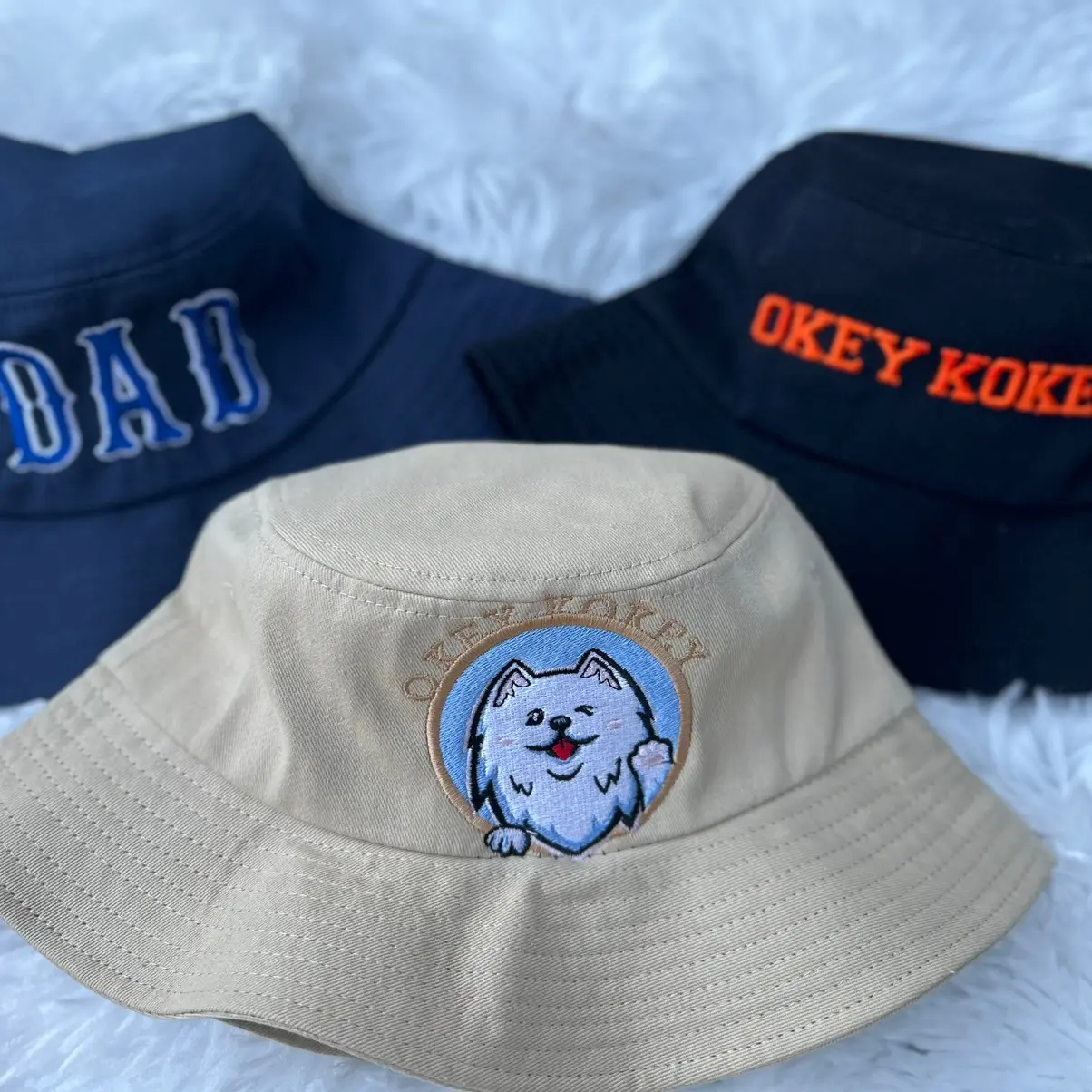 Personalized bucket hat / embroidered bucket hat / custom logo bucket hat