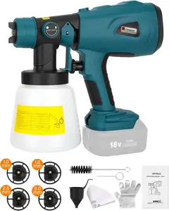 Sprayer 18v LXT Battery,200W HVLP Sprayer Gun with Brushless Motor for Cabinets Cars Furniture Painting (Tool Only)