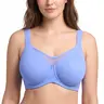 HSIA Cool Cardi Comfort Bra Plus Size Underwire Non-padded Ice Silk Bra Smoothing Wide Strap Full Coverage Summer Bra for Big Busted Women Unlined Minimizer BraT-shirt Bra Cooling Bra