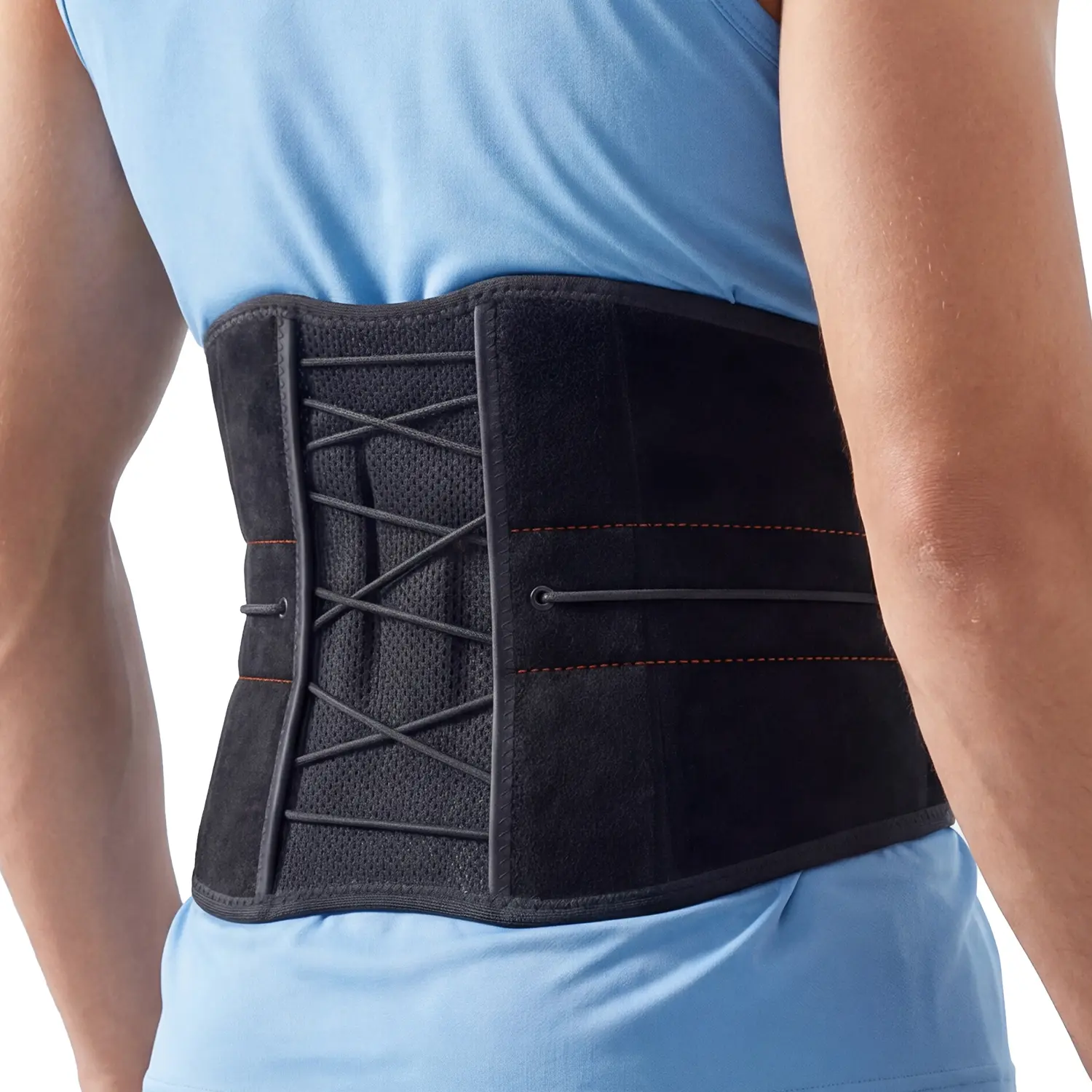 Aulexmed Lumbar Support Waist Belt [DealsForYouDays] Adjustable Compression Support Wear with Pulley System for Daily Comfort, Unisex Back Stability Design for Men & Women