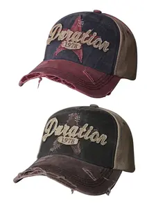 Unisex Vintage Classic Baseball Cap, All-Season Versatile Snapback Hat, Outdoor Casual Sun Protection, Street Style Trendy Design