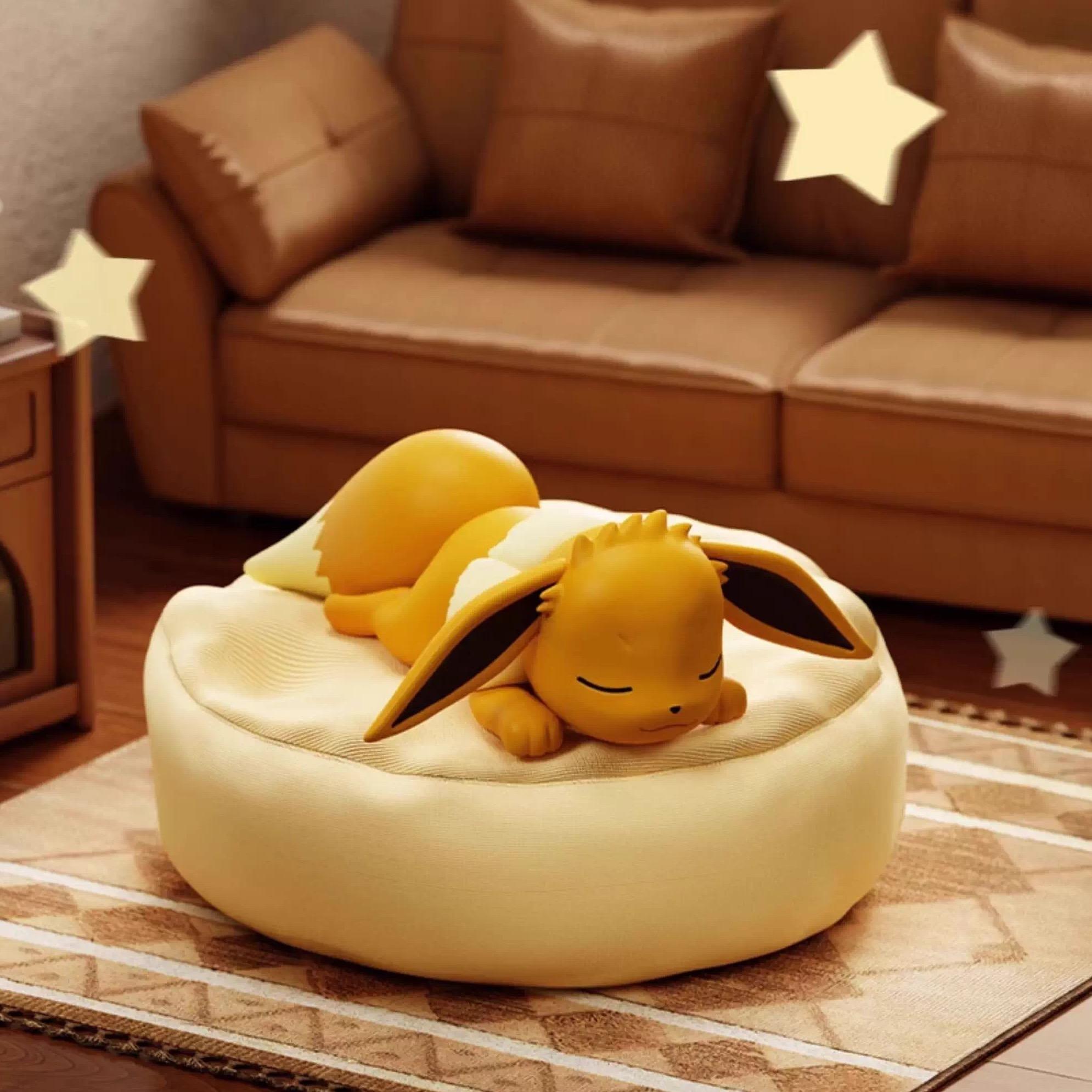 Pokémon Eevee Family Sleeping Pose Figurine Blind Box Adorable Eeveelutions In Cute Sleeping Poses Exquisite Details And Fine Workmanship Lovely Desktop Decor Great Collectibles For Anime Fans, Back To School