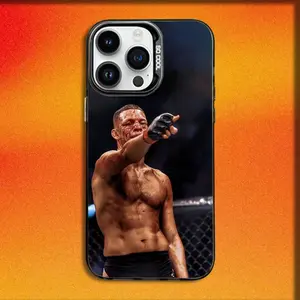 N-Nate D-Diaz Phone Case For iPhone 17 16,15,14,13,12,11,Mini,Pro,E,MAX Black Candy Matte Shockproof Cover