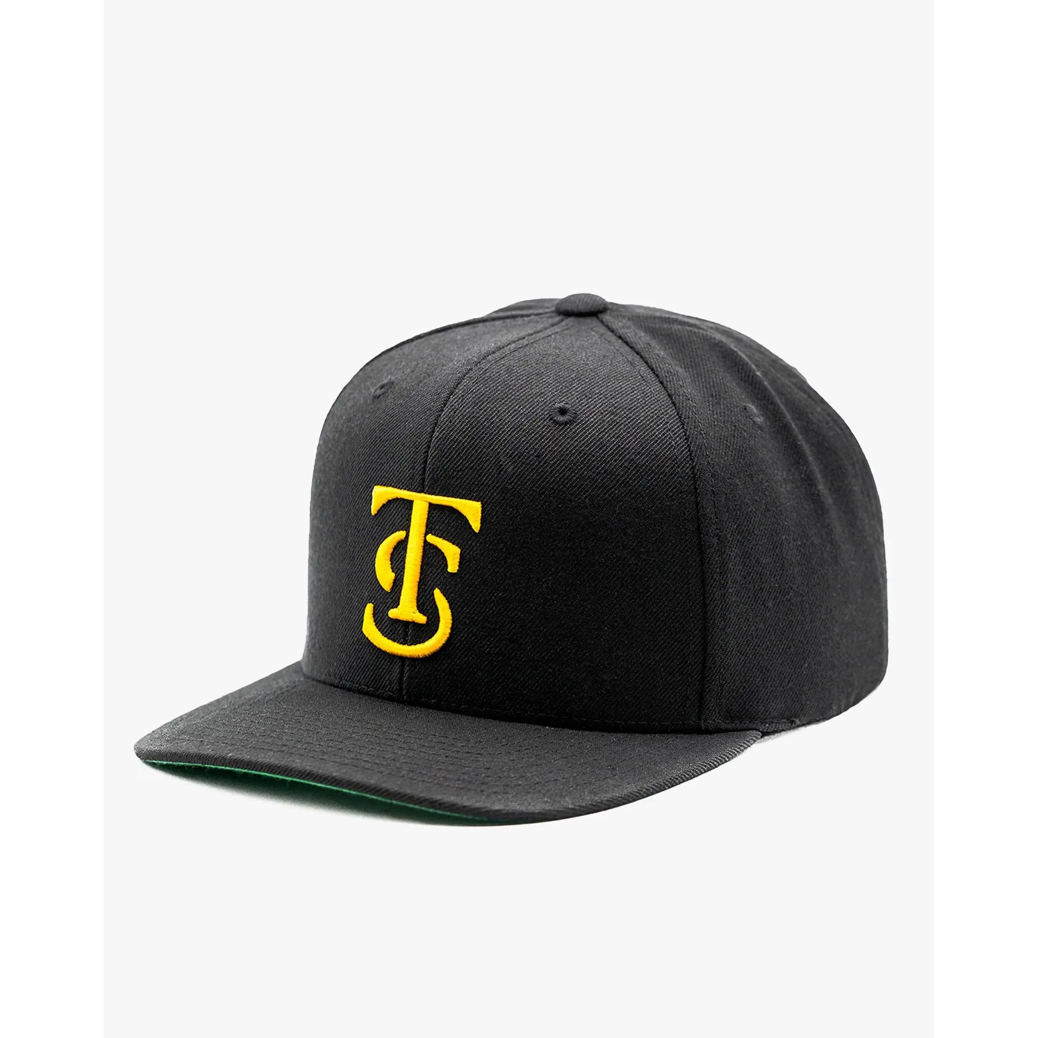 Icon Snapback Hat - Black w/ Yellow