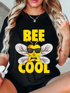 100% Cotton Bee Cool Bumble Bee Boys Girls T-Shirt
