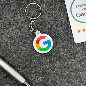 Tap Google Review Keychain w/ QR code