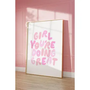 Pink Wall Art Prints Trendy Wall Print Girly Digital Prints Trendy Wall Decor Bedroom Prints And Posters Aesthetic Printable Art Cute Preppy