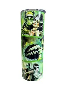 Clip Collection - Frankie Love - 20oz oz 20 oz. 20oz. - Skinny Straight Sublimation Tumbler - Amy's Tumbler Junkies - Your Favorite Tumbler Shop!