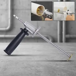 PVC Pipe Inside Cutter Tool with 2 Diamond Wheels 7-Inch Adjustable Depth for 1-1/2" to 8" Pipes 1/4in Hex Shank Fits Drill Ideal for Plumbing Irrigation DIY Projects