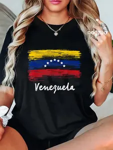 100% Cotton Venezuela Flag 7 Stars Flannel Shirt Viva Venezuela T-Shirt