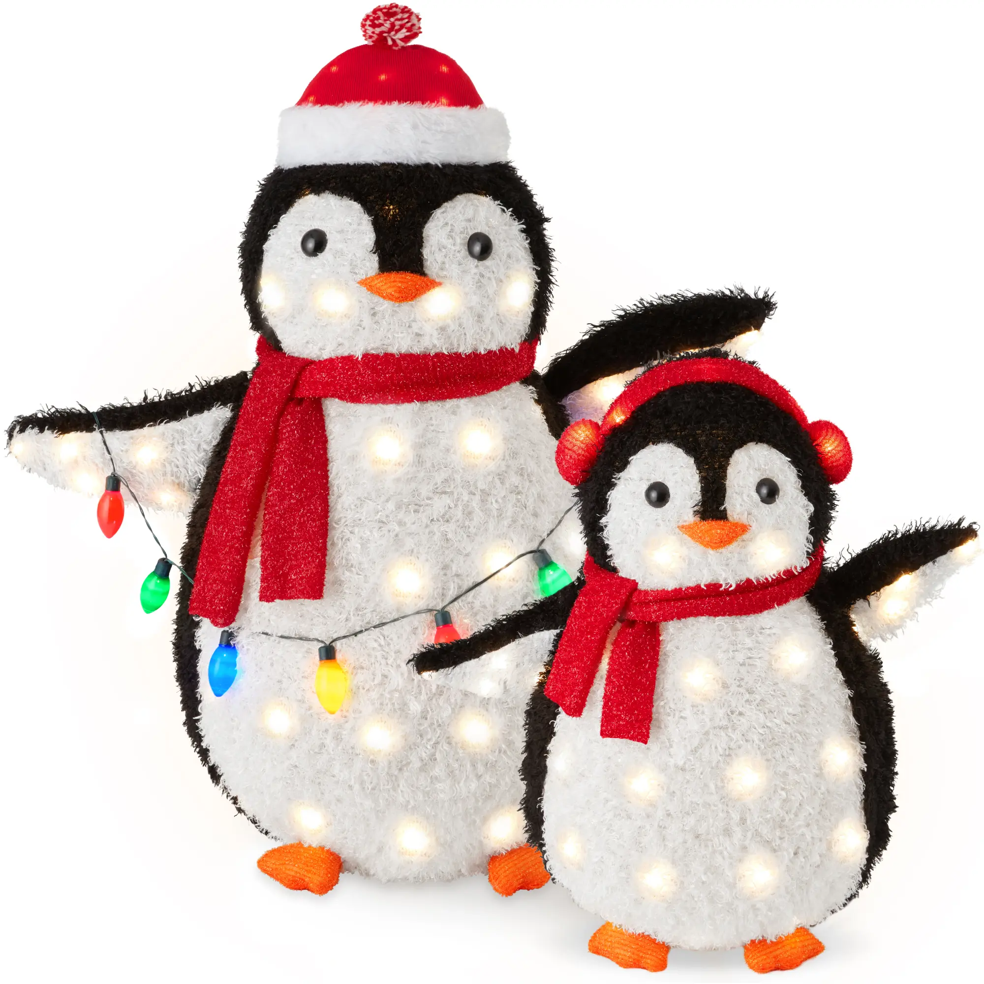 Best Choice Products Lighted Penguin Family w/ LED Lights, XL Pop Up Large Outdoor Christmas Yard Decoration Best Choice Products Lighted Penguin Family w/ LED Lights, XL Pop Up Large Outdoor Christmas Yard Decoration