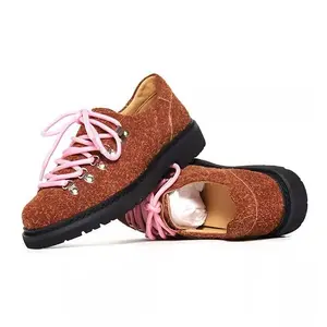 StreetTrendy Derby Sneakers – Solid Color Classic Derby Sneakers, Men’s Low-Top Lace-Up Shoes, Microfiber Synthetic Upper, Rubber Sole, Round Toe, Boys’ Footwear, Casual Closed Athletic Trainer, Black Runner Training