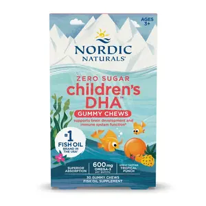 Nordic Naturals Children's DHA Gummies  Tasty Chewable Omega 3s , 30 Ct