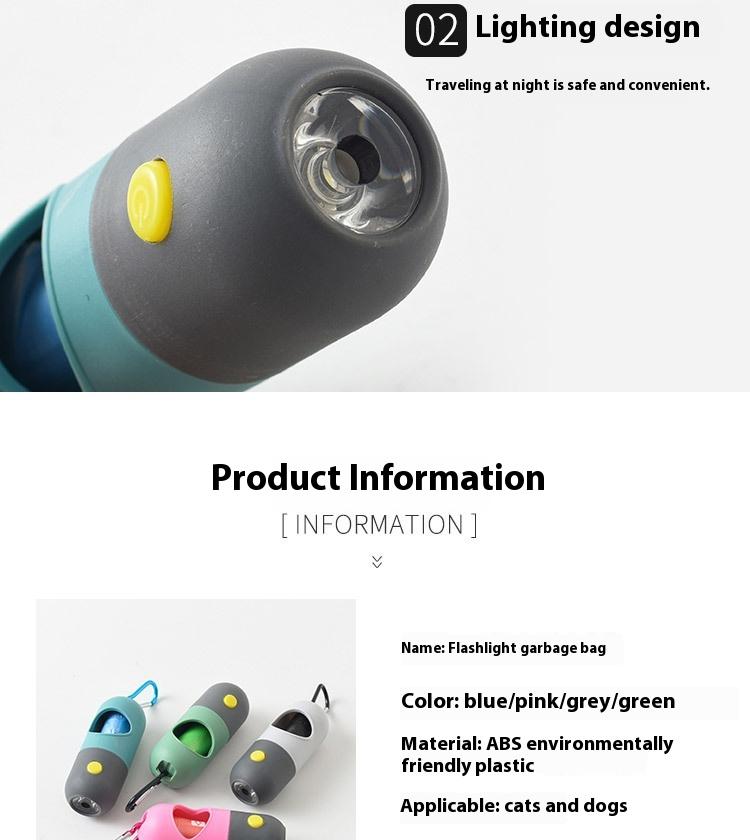 Led Light Pet Waste Bag Dispenser - For Dogs, & Cats - Dog Poop Scooper Bags - Waste Bags Holder Dispensers - Pet Clean Accessories Led Light Pet Waste Bag Dispenser - For Dogs, & Cats - Dog Poop Scooper Bags - Waste Bags Holder Dispensers - Pet Clean Accessories