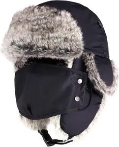 CHOK.LIS Waterproof Winter Trappers Unisex Premium Strength Ushanka Ear Flap Chin Strap Cold Weather Outdoor