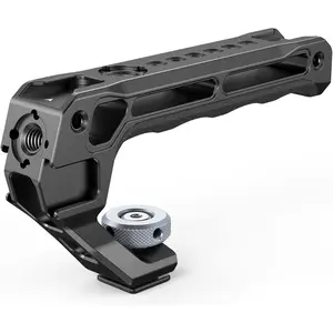 Lightweight Top Handle, Grip for DSLR Camera Cage, Universal Handle with 5 Cold Shoe Adapters and Cold Shoe Base (Lite) - 3764