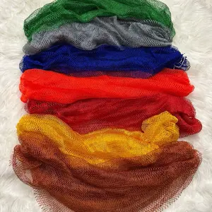 Long and Full Authentic African Exfoliating Net Bath Sponge - Long-Stretch Shower Scrubber for Body Exfoliation, Gentle Skin Cleansing