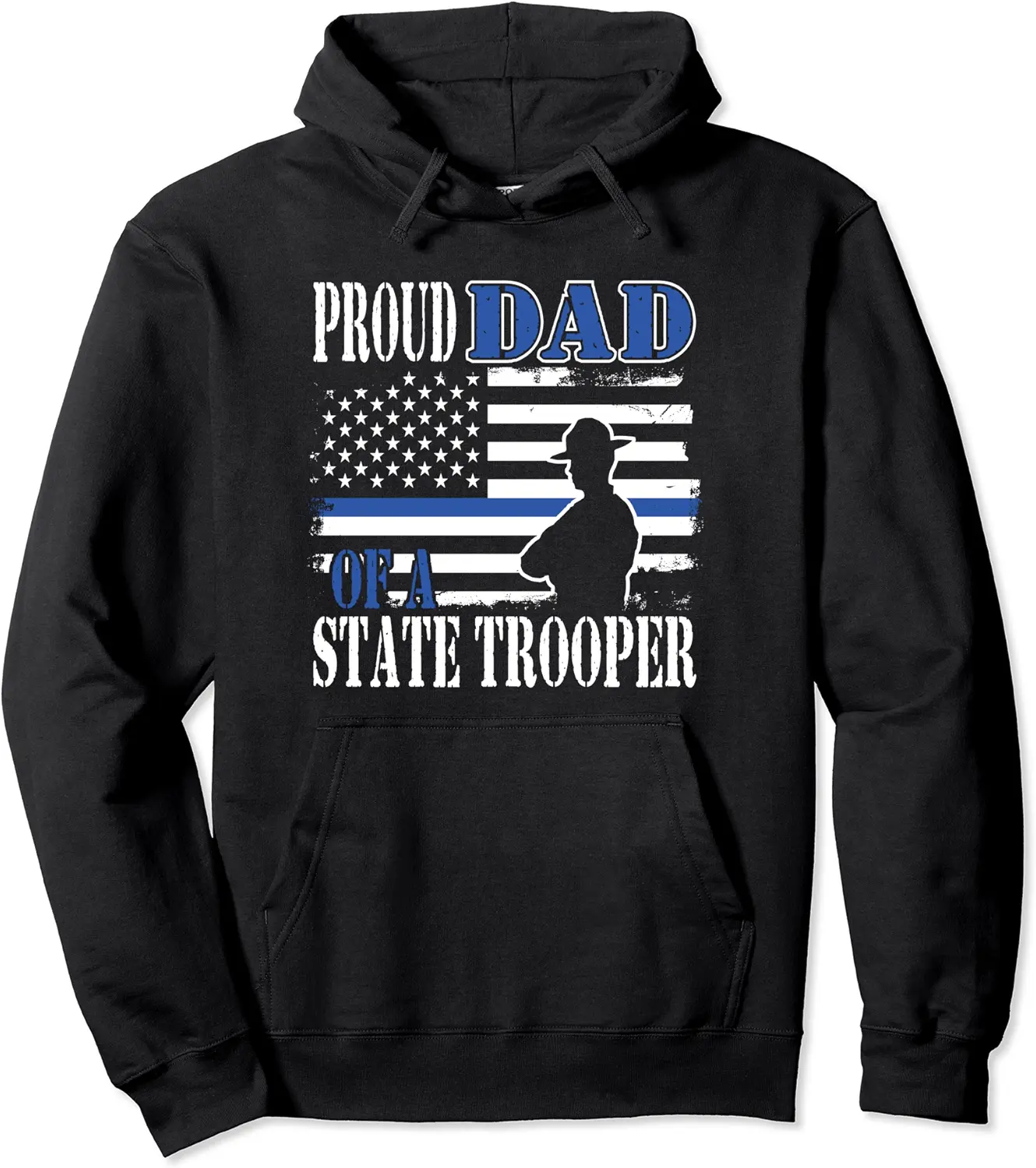 Proud Dad of a State Trooper Police Officer Graduation Pullover Hoodie - Autumnsc Shop 71B07WFWBP9D