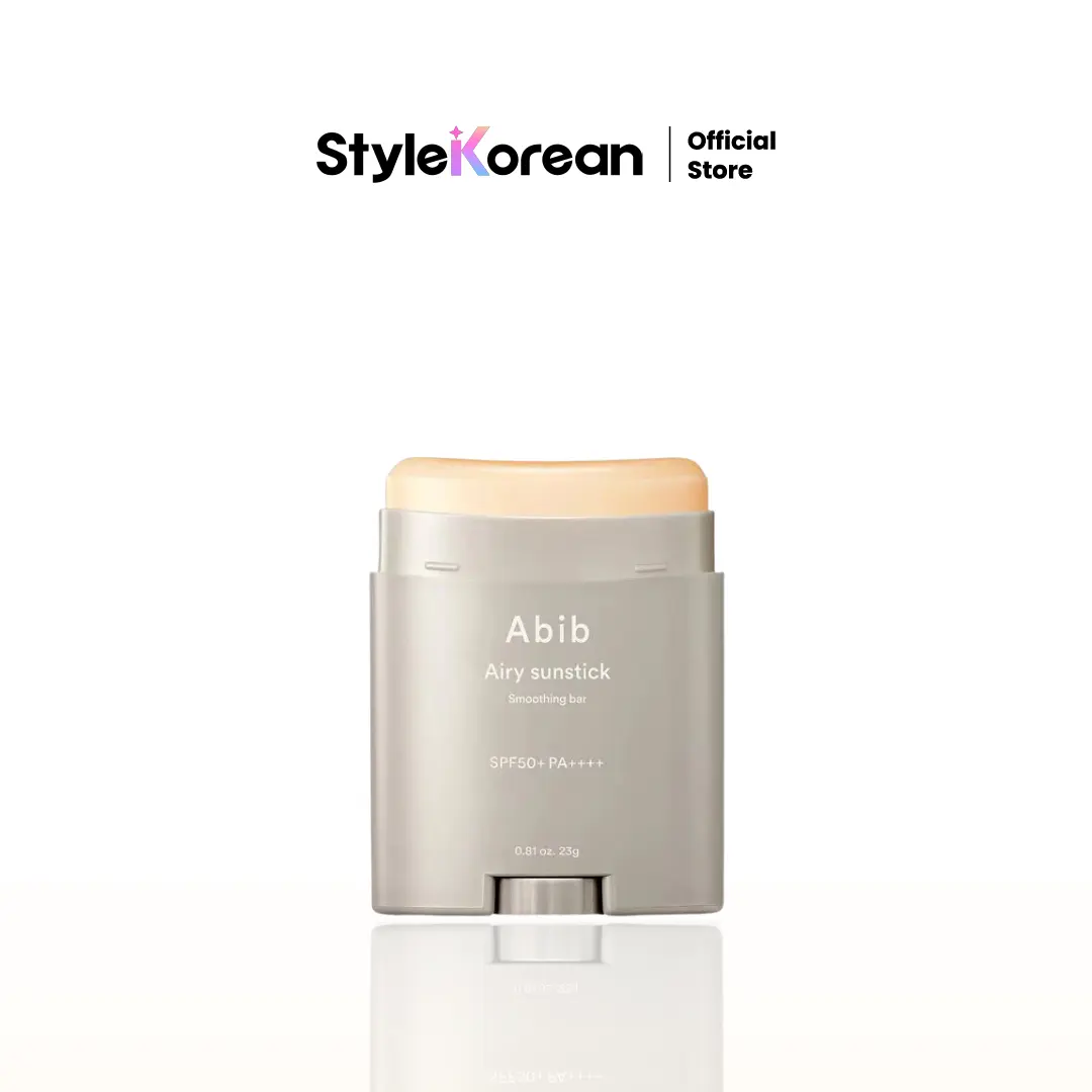[Abib] Abib Airy Sunstick Protection Bar Broad Spectrum SPF50+ -  Smoothing Bar, Non-Sticky Matte Finish Sun Protection for Face and Body, Long-lasting Korean Sun Stick