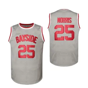 Men's Basketball Jersey #25 Gray Basketball Sports Shirt Breathable Round Neck Loose Fabric Suitable For Outdoor Dating Street Handsome S-XXXL