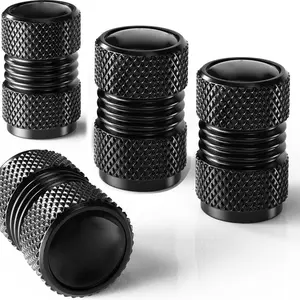 4pcs Car Wheel Air Stem Cover, Tire Valve Dustproof Caps, Aluminum, Corrosion Resistant, Universal for Cars, Trucks, Motorcycles, Suvs, Bikes