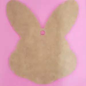 Sublimation Bunny Basket Tag Blanks