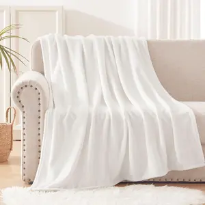 Exclusivo Mezcla Fleece Blanket King/Queen/Twin Size for Bed, Super Soft and Warm, All Season Use, Cozy, Plush and Lightweight