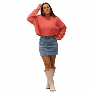 Sweet Talk Denim Bow Skirt