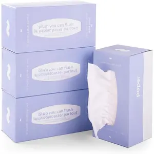 Septic Safe Tube Free Toilet - 4-Ply, Quick-Dissolving, Biodegradable Tissue for RV, Campers & Marine Use- Mom-Approved Soft Toilet  for , Seniors & Travel Adventures- 4 Boxes, 320 Wipes