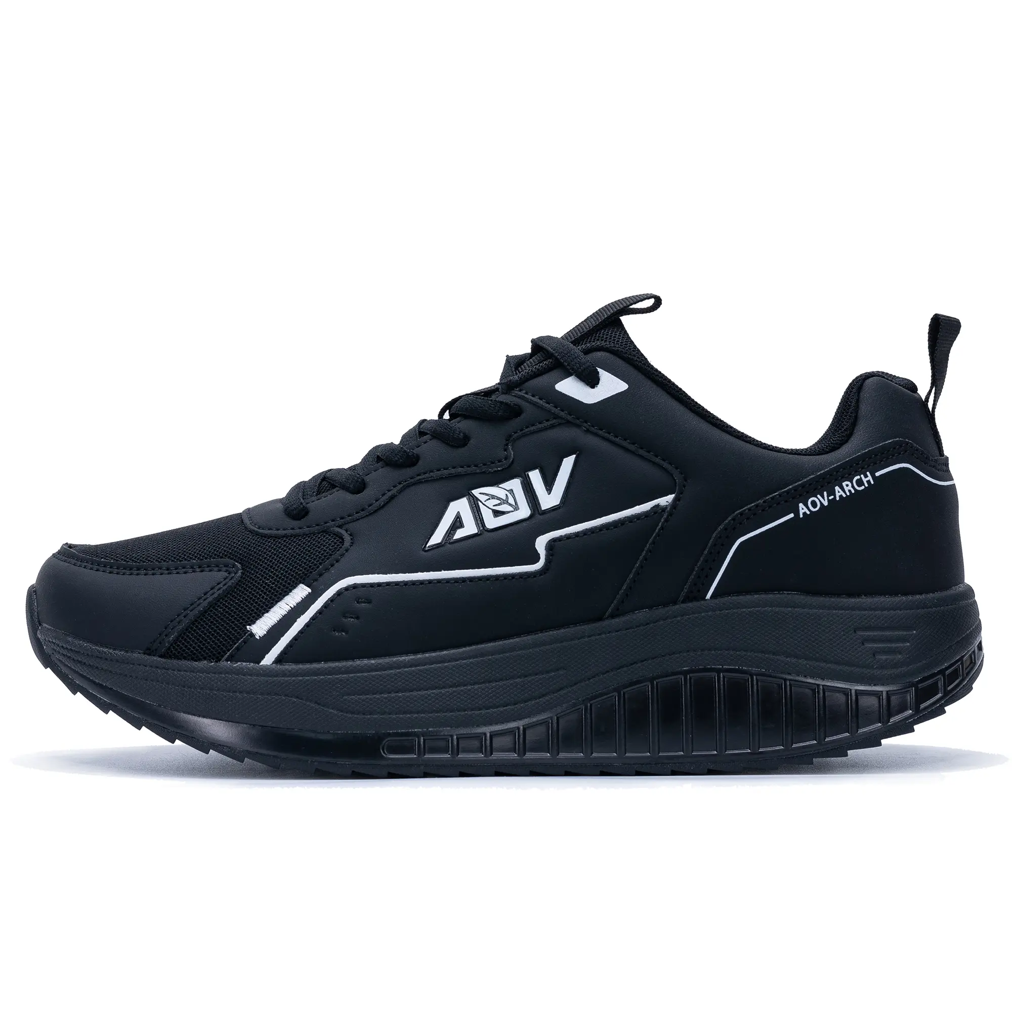 AOV Mens Walking Shoes Arch Support Athletic Fashion Sneakers Casual Comfort Shoes for Daily