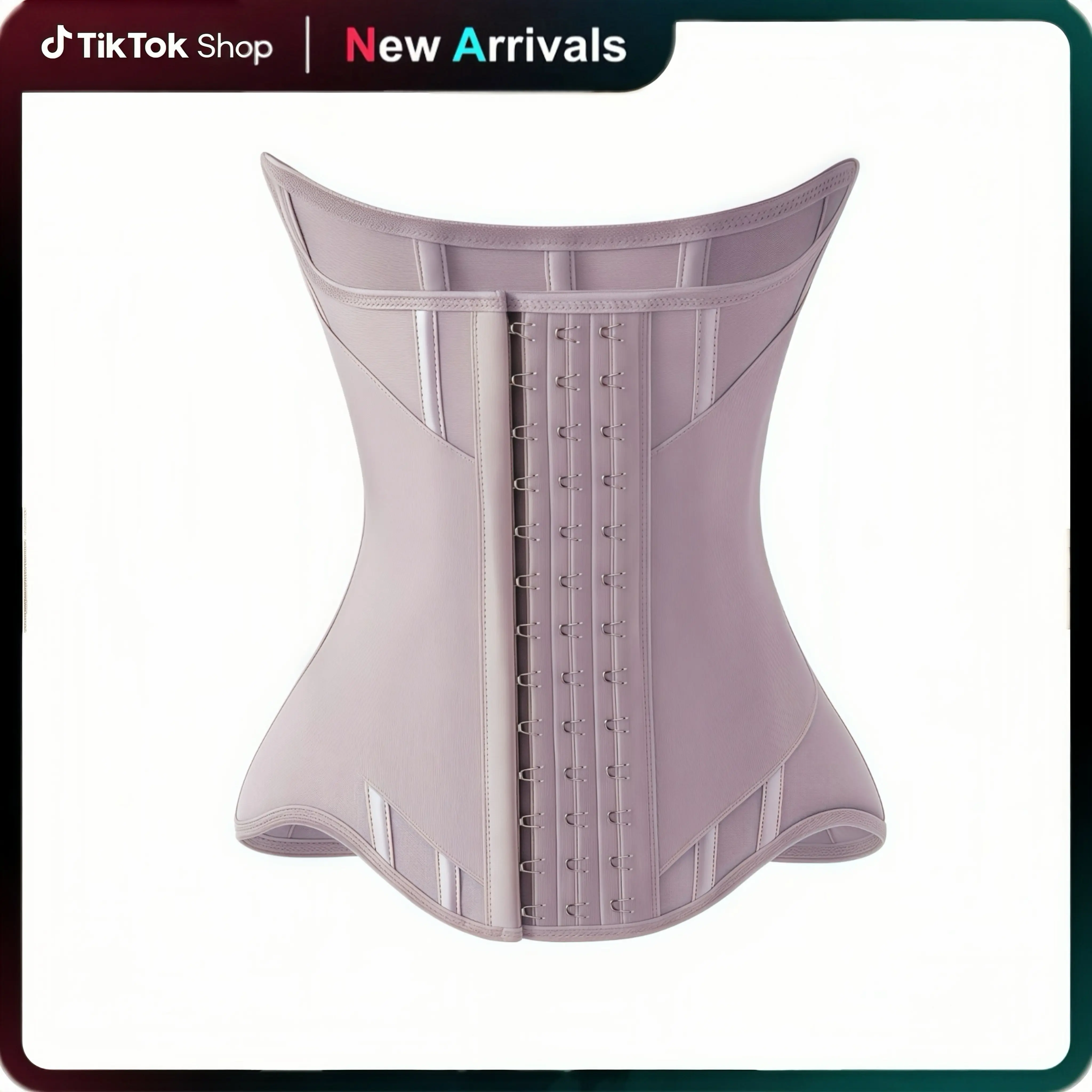 MISTHIN Women's Waist Trainer Shapewear, Minimalist Double Wrap Mesh Sportswear with Adjustable Tummy Control and Compression, Activewear