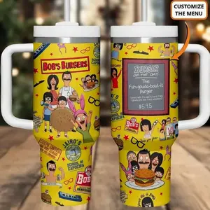 Bob's Burgers Movies Custom Cup 40oz Tumbler With Handle