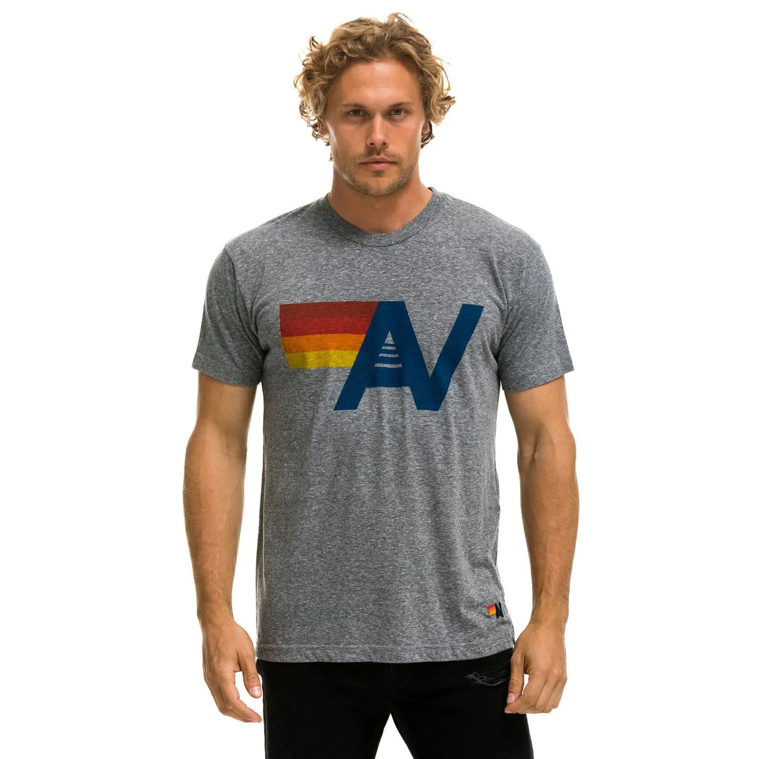 LOGO TEE - HEATHER GREY