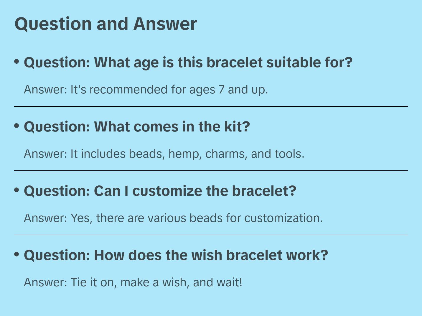 Friendship Wish Bracelets