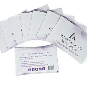 Glitz On the Go Scalp Wipes Haircare, Cleansing, Scalp Refresh, protective styles like braids, locs, and twists